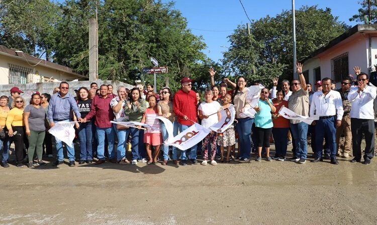 Arranca AMM obras de pavimentación en zona rural y urbana de Altamira