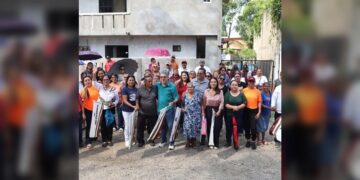 Arranca Armando Martínez más obras de pavimentación