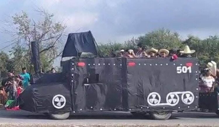 Así desfilaron en Cruillas