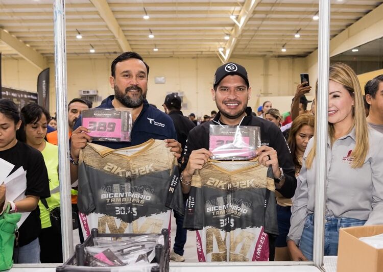 Beto Granados presente en la entrega oficial de folios del Maratón de Matamoros