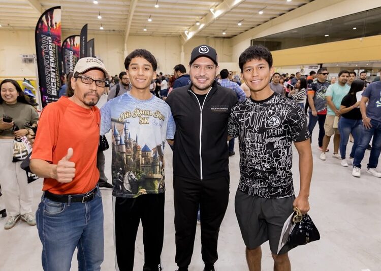 Beto Granados presente en la entrega oficial de folios del Maratón de Matamoros