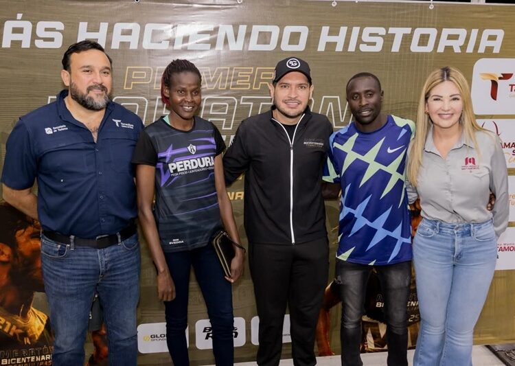 Beto Granados presente en la entrega oficial de folios del Maratón de Matamoros