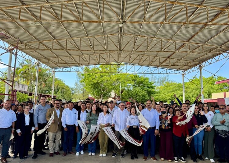 Continúa Armando Martínez transformación de la infraestructura educativa