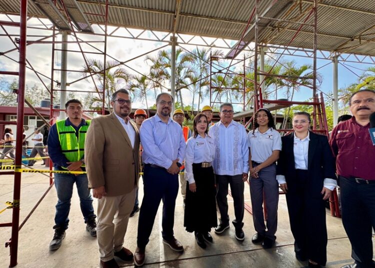 Continúa Armando Martínez transformación de la infraestructura educativa