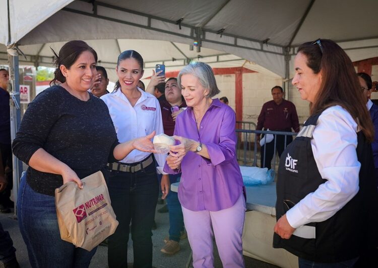 DIF Tamaulipas lleva el Mercado de Alimentos “Come Bien, Vive Bien” a Jiménez.