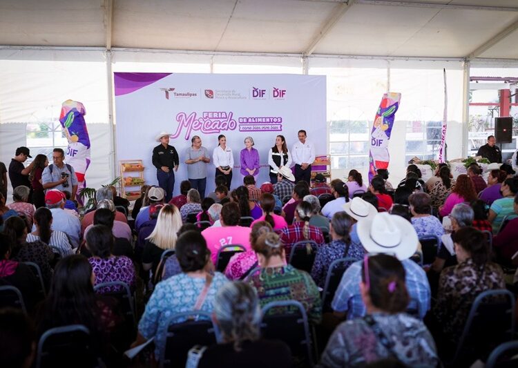 DIF Tamaulipas lleva el Mercado de Alimentos “Come Bien, Vive Bien” a Jiménez.
