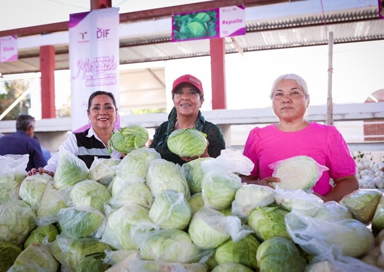 DIF Tamaulipas lleva el Mercado de Alimentos “Come Bien, Vive Bien” a Jiménez.