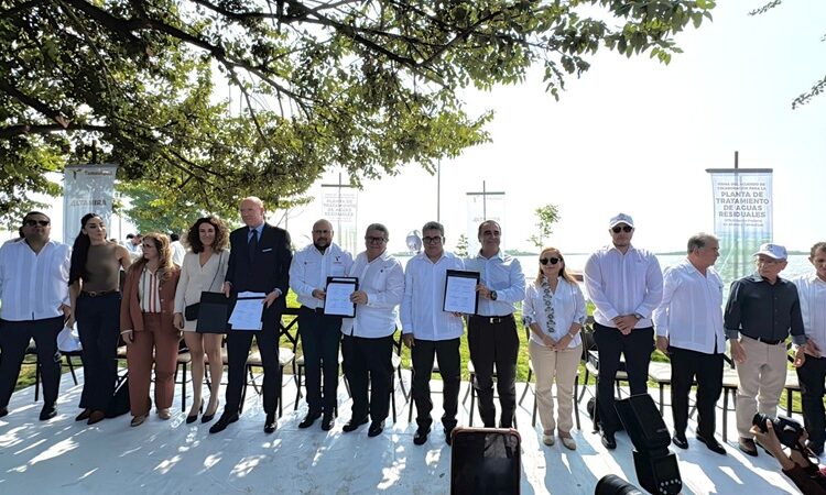 Encabeza Armando Martínez acuerdo para construir la PTAR en Altamira