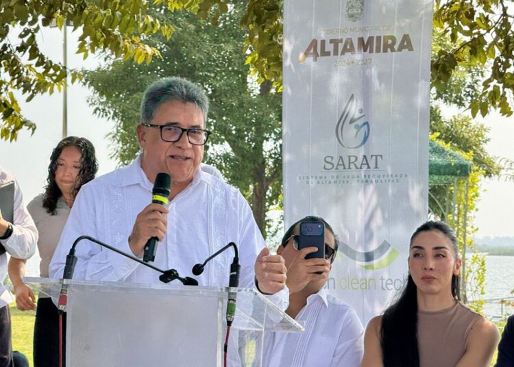 Encabeza Armando Martínez acuerdo para construir la PTAR en Altamira