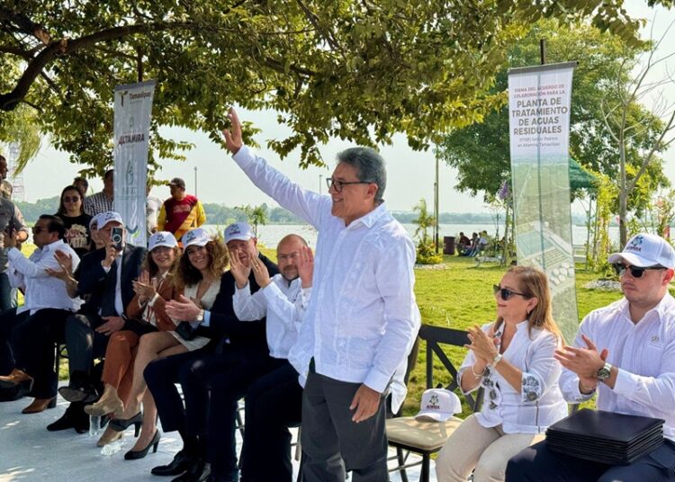 Encabeza Armando Martínez acuerdo para construir la PTAR en Altamira