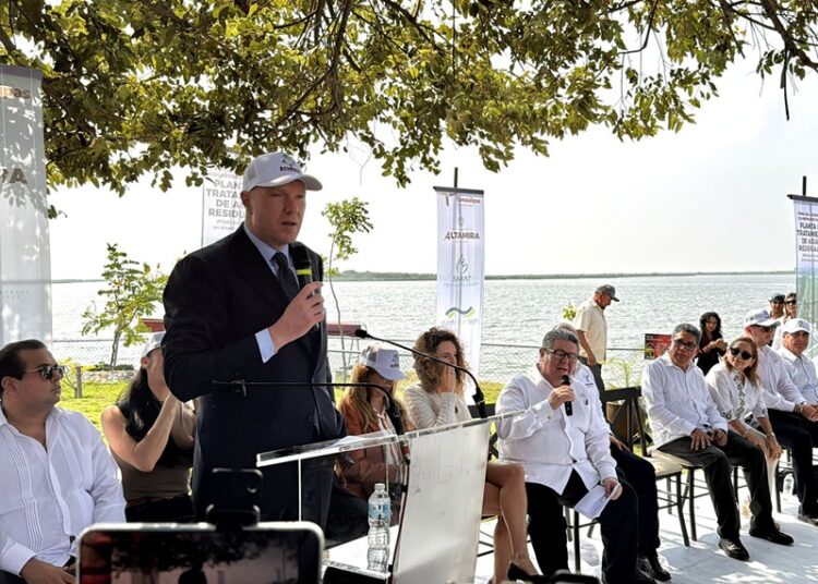 Encabeza Armando Martínez acuerdo para construir la PTAR en Altamira