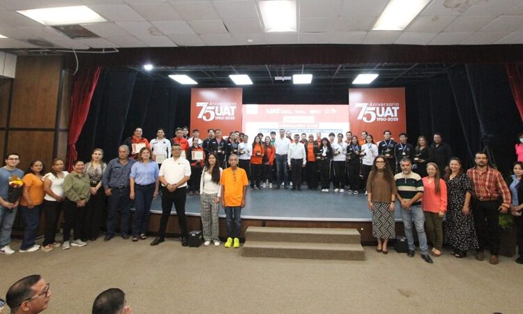 Entrega rector el galardón “Orgullo UAT” tras desempeño histórico de medallistas universitarios