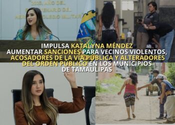 Impulsa Katalyna aumentar sanciones para vecinos violentos, acosadores de la vía pública