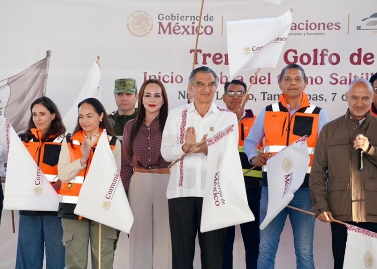 Inicia construcción del tren NLD–Saltillo; será la frontera más importante de América Latina