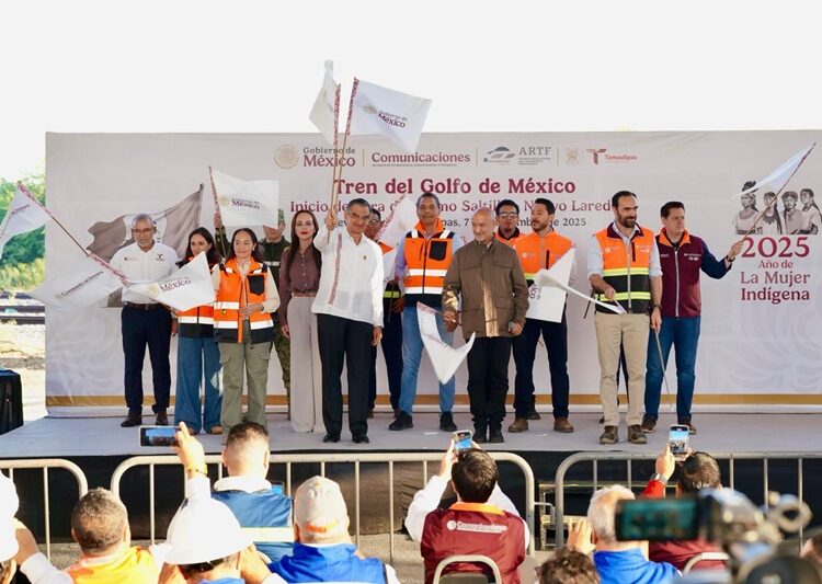 Inicia construcción del tren NLD–Saltillo; será la frontera más importante de América Latina