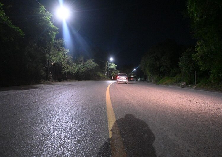 Instala Municipio moderno alumbrado público en Tamatán y San Marcos 2