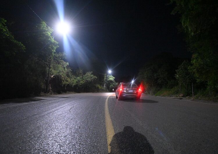 Instala Municipio moderno alumbrado público en Tamatán y San Marcos 2