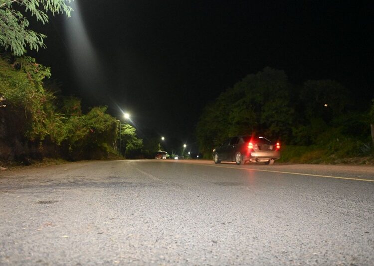 Instala Municipio moderno alumbrado público en Tamatán y San Marcos 2