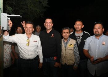 Instala Municipio moderno alumbrado público en Tamatán y San Marcos 2