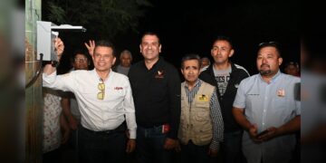 Instala Municipio moderno alumbrado público en Tamatán y San Marcos 2
