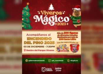 NLD invita a la gran inauguración del “Viveros Mágico 2025” y al “Encendido del Pino Navideño”