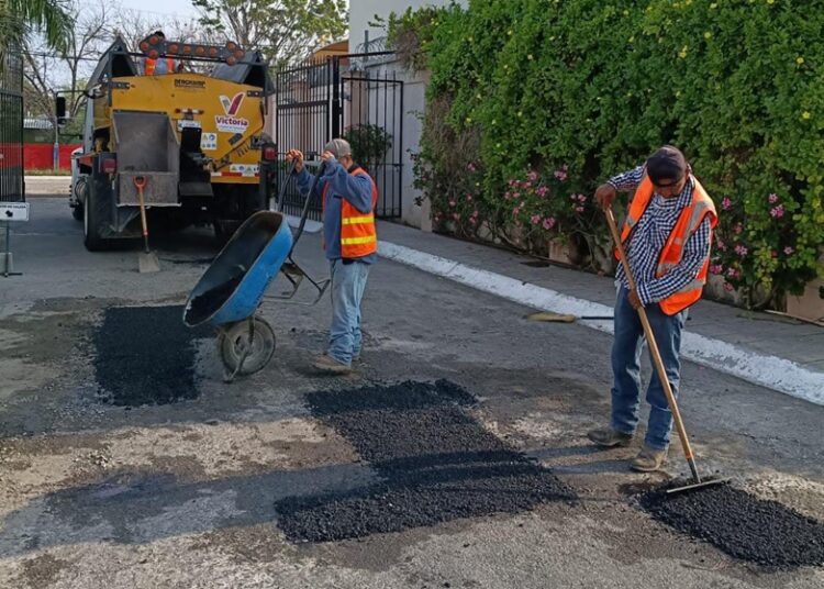 ‘Plan Emergente de Bacheo’ supera los 15 mil m2 de asfalto rehabilitado en Victoria