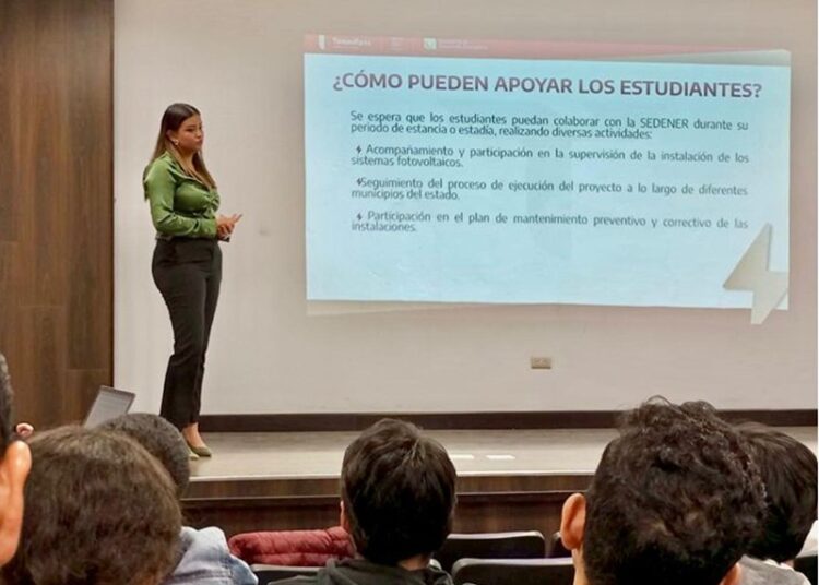 Presentan proyecto “Electrificación al 100%” al alumnado de la UPV