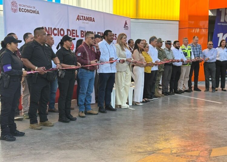 Presente Guardia Estatal en arranque de ‘El Buen Fin 2025’ en la zona sur