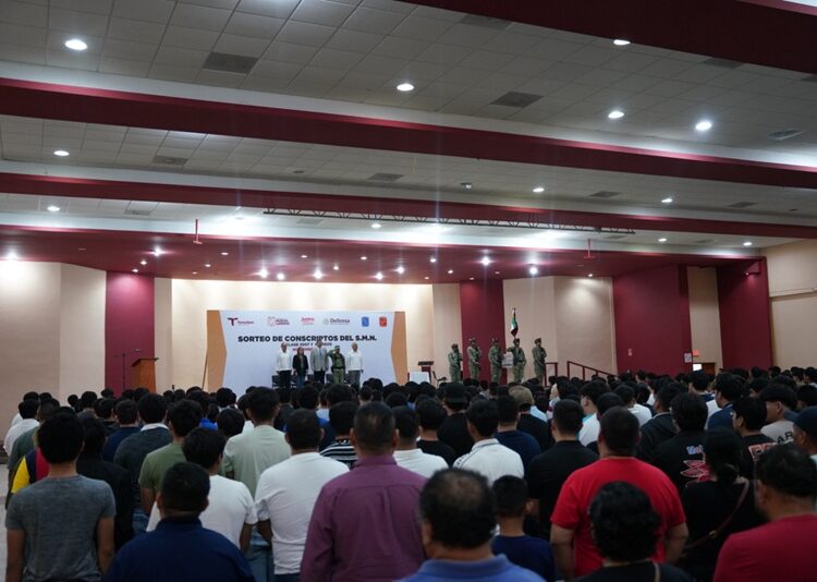 Realizan sorteo de conscriptos del SMN Clase 2007 y remisos en NLD