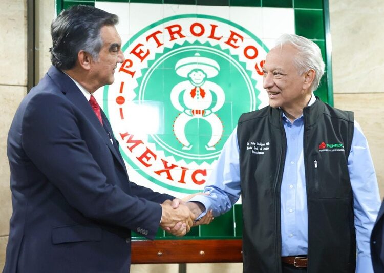 Revisan gobernador AVA y director de Pemex proyectos estratégicos para Tamaulipas