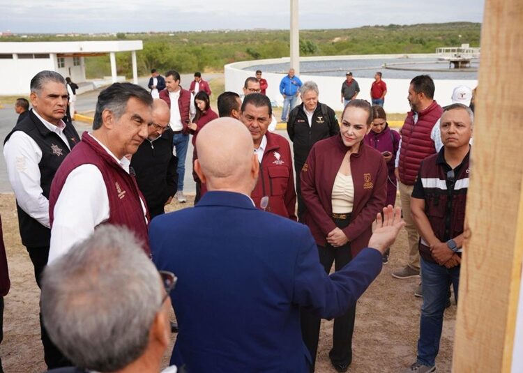 Supervisan AVA y Carmen Lilia avances de obras en planta PITAR