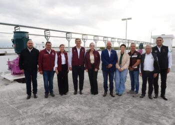 Supervisan AVA y Carmen Lilia avances de obras en planta PITAR