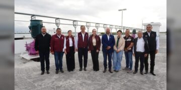 Supervisan AVA y Carmen Lilia avances de obras en planta PITAR