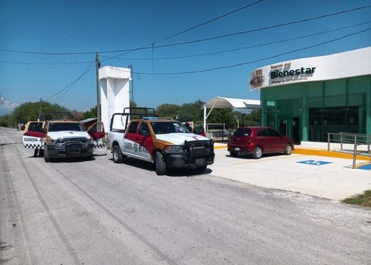 Tiene Guardia Estatal vigilancia permanente en instituciones bancarias