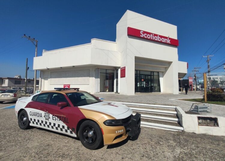 Tiene Guardia Estatal vigilancia permanente en instituciones bancarias