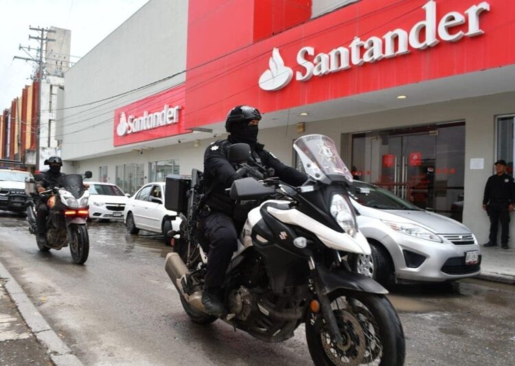 Tiene Guardia Estatal vigilancia permanente en instituciones bancarias