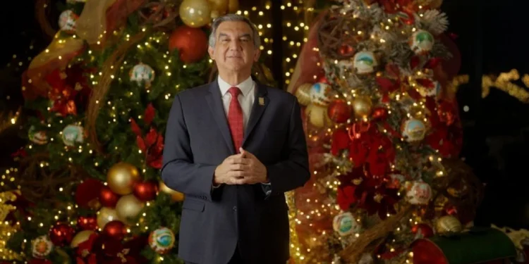 Américo desea feliz navidad a las y los tamaulipecos