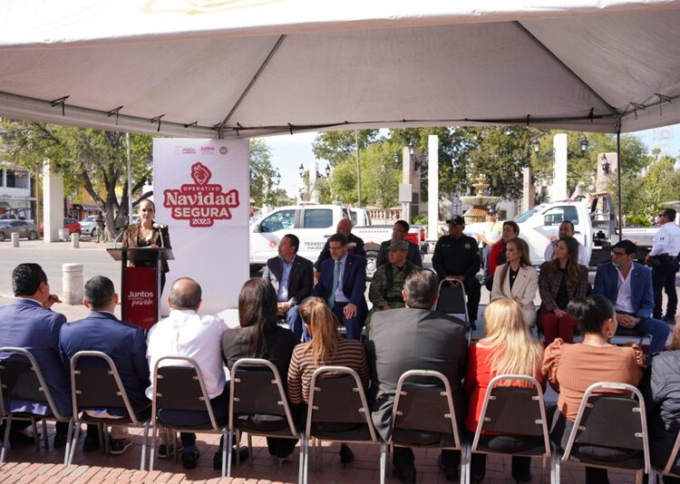 Carmen Lilia pone en marcha el operativo “Navidad Segura 2025”