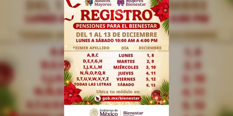 Continúa registro para los programas de ‘Adultos Mayores y Mujeres Bienestar’ en Tamaulipas