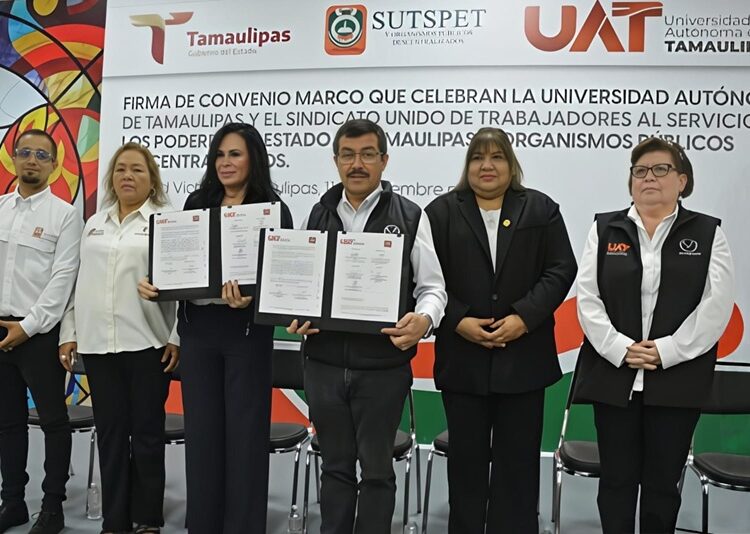 Convenio entre SUTSPET y UAT impulsa educación para trabajadores y sus familias