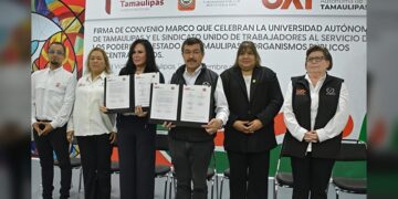 Convenio entre SUTSPET y UAT impulsa educación para trabajadores y sus familias