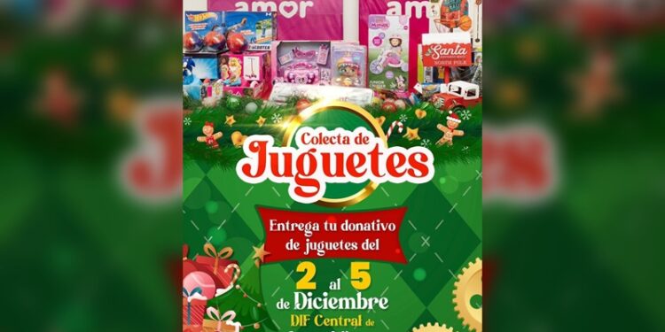 DIF Matamoros invita a donar juguetes para niños en esta navidad