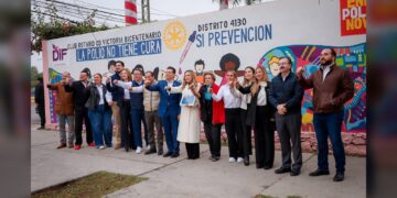 DIF Victoria y Club Rotario Ciudad Victoria Bicentenario presentaron el mural “End Polio Now”