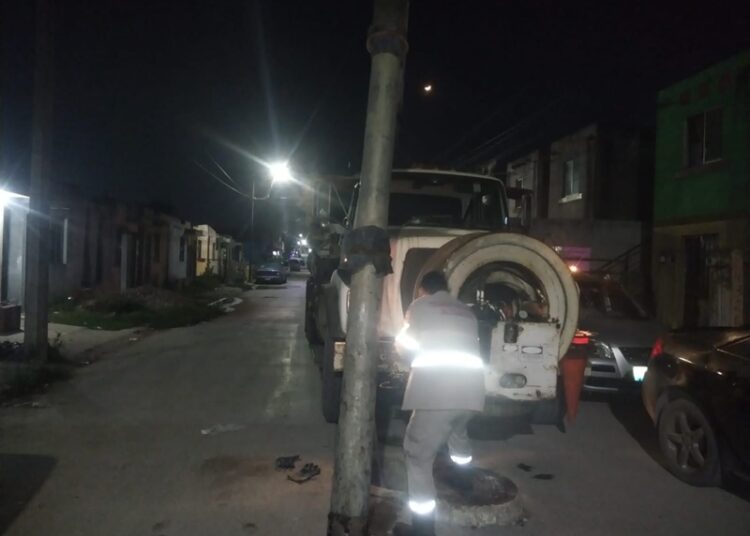 Desarrolla COMAPA Altamira sondeo y desazolve de líneas de drenaje