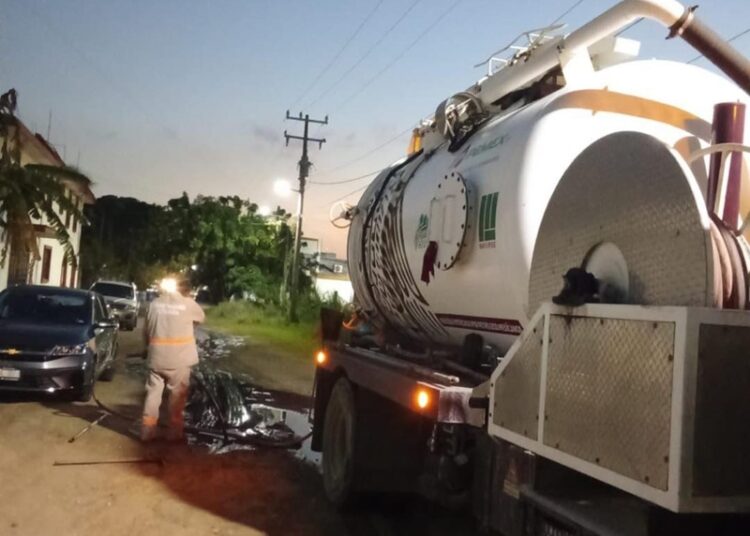 Desarrolla COMAPA Altamira sondeo y desazolve de líneas de drenaje