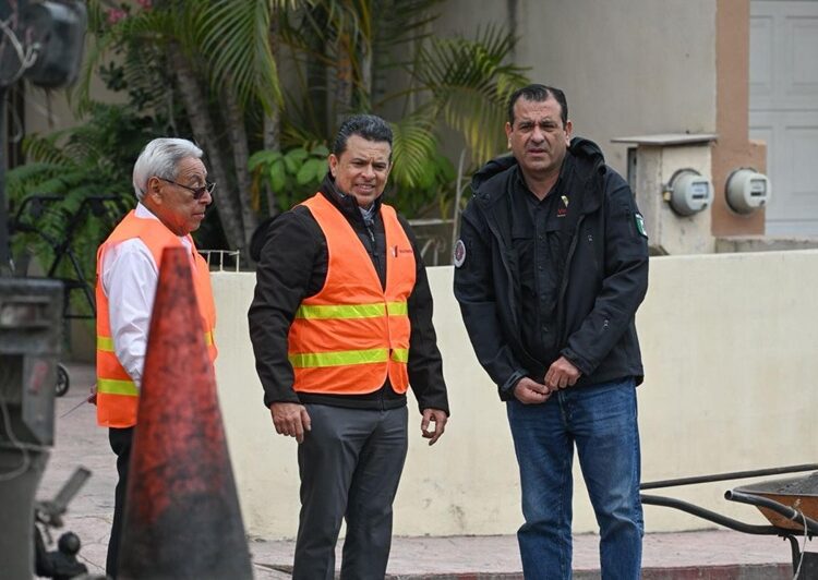 Intensa jornada del ‘Plan Emergente de Bacheo’ en la calle Matamoros