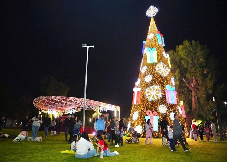 La magia de la navidad une a las familias neolaredenses en el ‘Viveros Mágico’