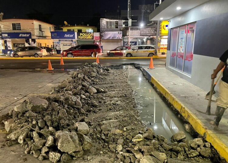 Mantiene COMAPA Altamira acciones de mejoramiento en red de drenaje