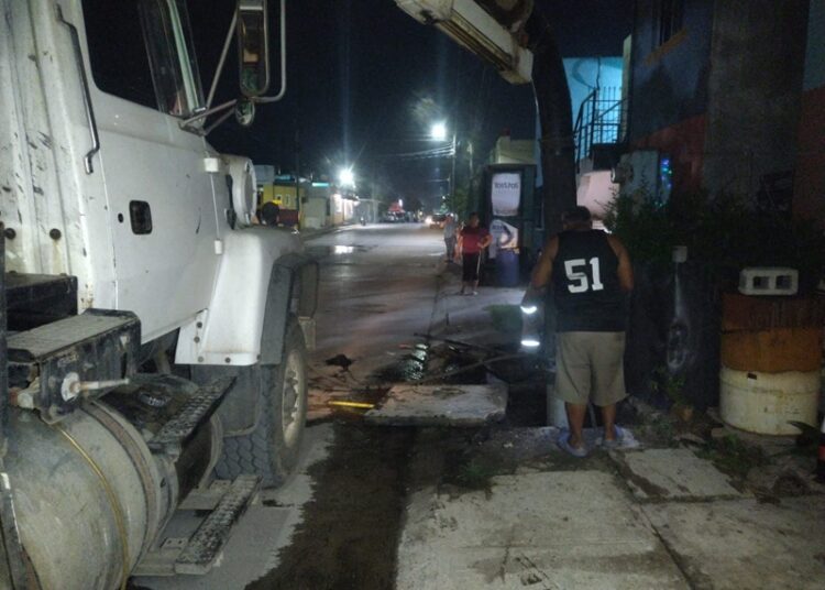 Mantiene COMAPA Altamira acciones de mejoramiento en red de drenaje