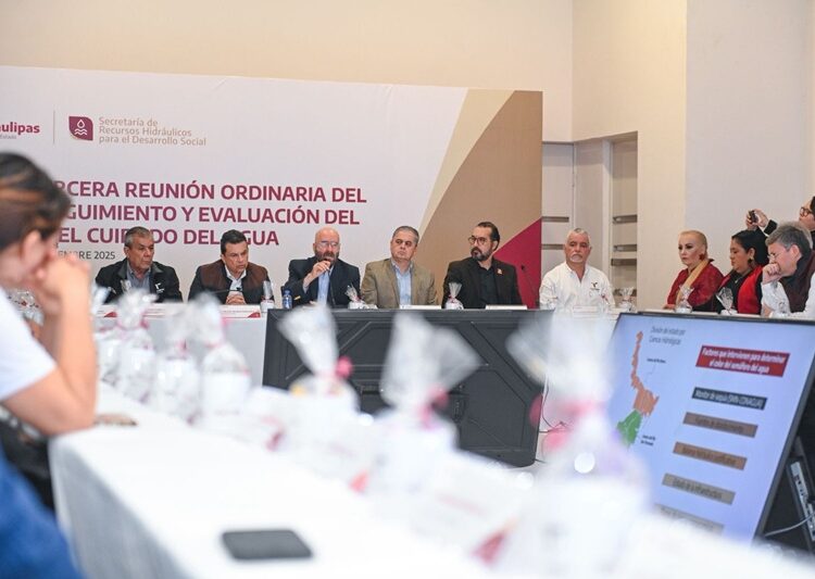 Preside alcalde de Victoria reunión de ‘Semáforo del Cuidado del Agua’